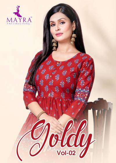 Goldy Vol 2 By Mayra Rayon Anarkali Kurti collection